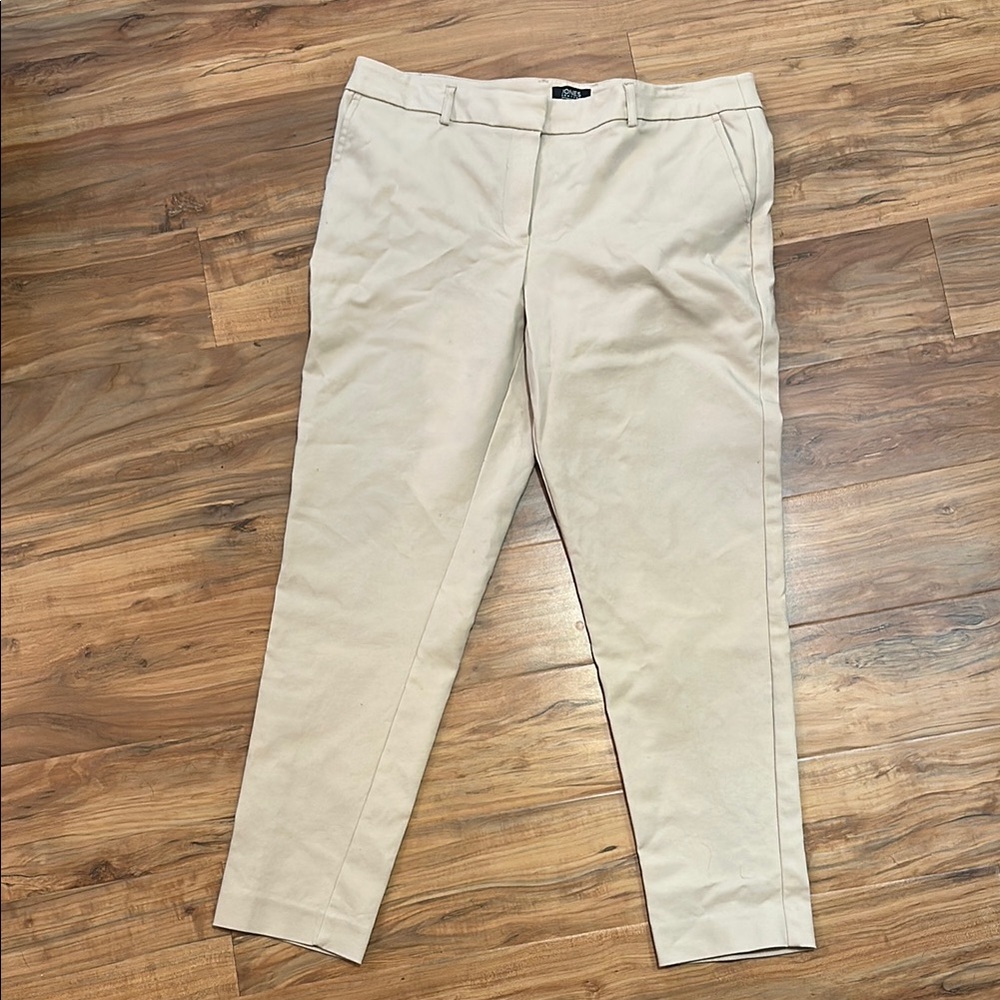 Jones New York Tan Chinos Classic Khakis